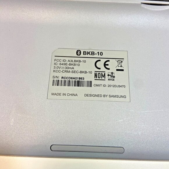 Samsung Galaxy Tab 2 10.1 Bluetooth Keyboard BKB-10 - Picture 3 of 8